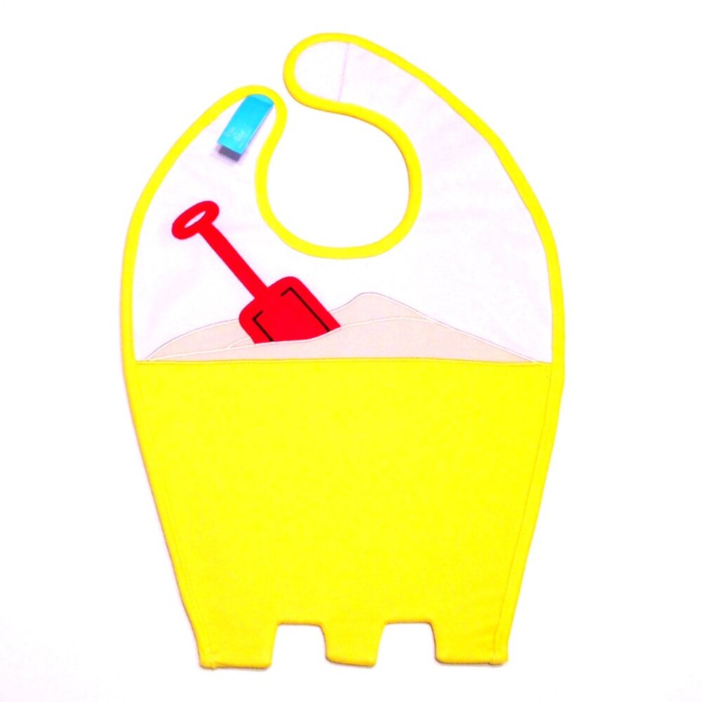 Dibs on Bibs, Sand Bucket Baby Bib